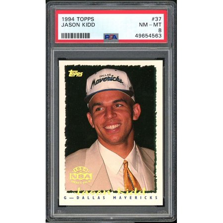 Jason Kidd Rookie Card 1994-95 Topps Spectralight #37 PSA 8