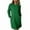 Green, variant on Busydd Women Dresses Solid Color Round Neck Fall Dress Trendy Long Sleeve Dress for Women Comfortable Mini Women's Casual Dresses with Pockets S