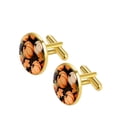 thumbnail image 2 of Pumpkin Elegant Mens Cufflink Set for Formal Attire, Made of Stainless Steel, Ideal for Special Occasions, 2 of 6