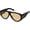 Black/Orange, variant on Oversized Aviator Sunglasses for Women, Trendy Wide Frame Shades