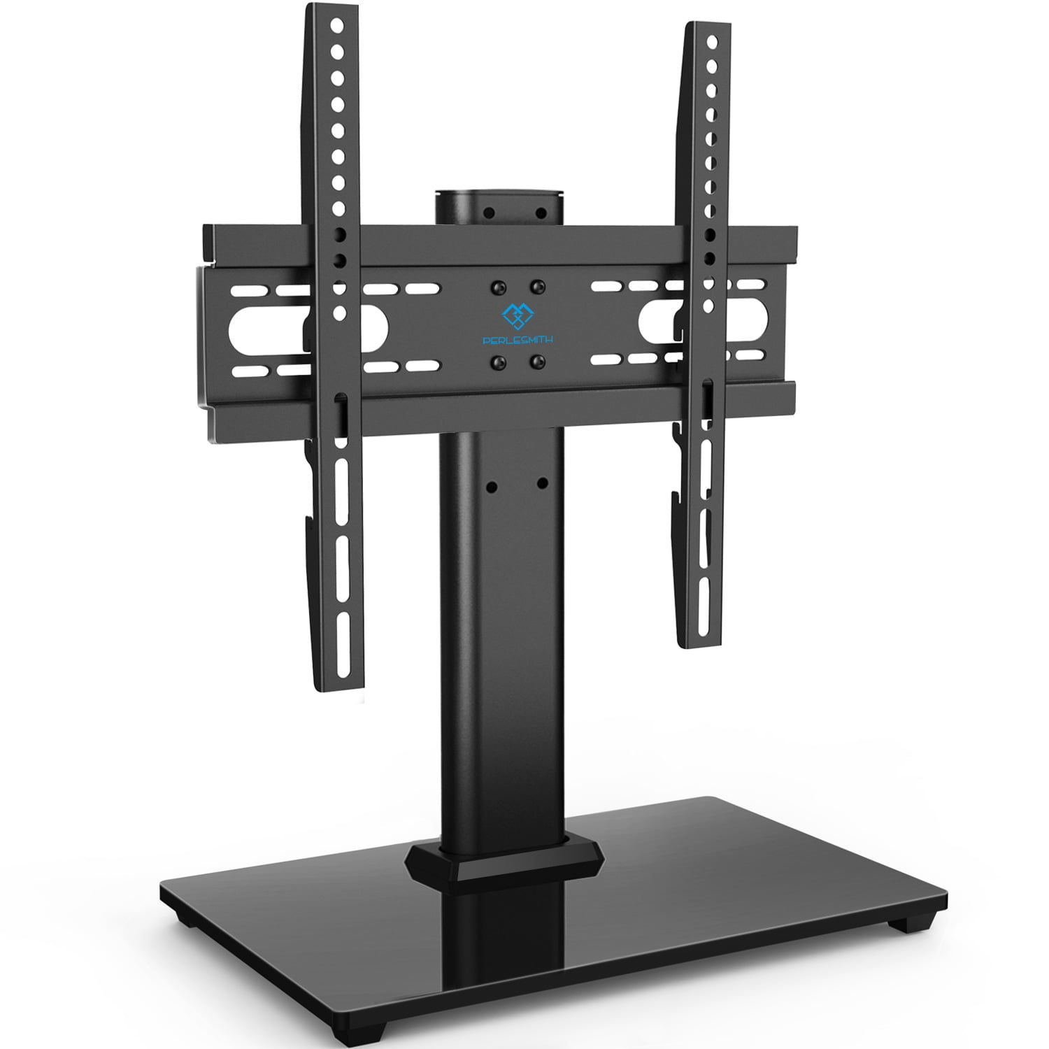 PERLESMITH Universal TV Stand for 37- 55 inch TVs with Height Adjustable & Wire Management