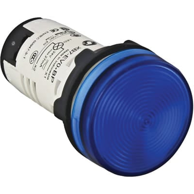 LED 230VAC SCHNEIDER E XB7EV06MP Control lamp 22mm Harmony XB7-25-70°C Illumin 