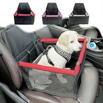 CQCYD under $5 Dog Car Seats for Small and Medium Dogs,Portable Puppy/Pet Car Booster Seat with Clip-On Leash and Mesh Window for Pet