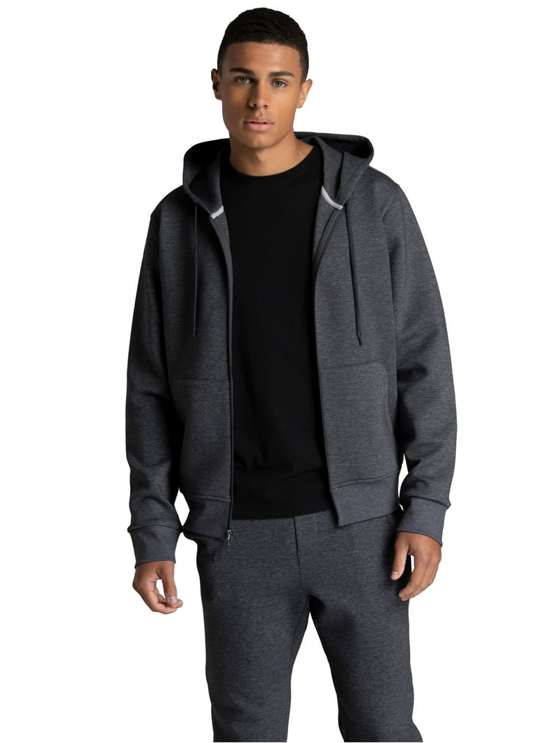 aabcaa 　KNIT DOUBLE JACKET Fruit of the Loom Men's Double Knit Full Zip Hooded Jacket
