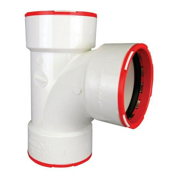 Charlotte Pipe & Foundry  2 x 2 x 2 in. Dia. Connectite Schedule 40 90 deg PVC Sanitary Tee