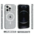 thumbnail image 2 of for iPhone 13 Pro Max Magnetic Case [Compatible with Magsafe], Clear Glitter Full Body Protective Cover Slim TPU Transparent Shockproof Bling Phone Case for iPhone 13 Pro Max 6.7", Gray, 2 of 6