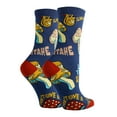 thumbnail image 2 of Oooh Yeah Womens Novelty Funny Crew Socks, Let that Shhh, Colorful Crazy Socks, 2 of 5