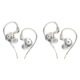 thumbnail image 1 of 2X Pro Auriculares Intrauditivos Hifi Auriculares Estéreo Bajos con Cable Desmontable Auriculares Deportivos con Cancelación de Ruido Sin Micrófono-e, 1 of 5