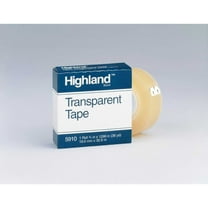 Highland, MMM5910121296, Transparent Light-duty Tape, 1 / Roll, Clear