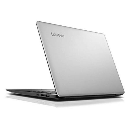 Lenovo Ideapad 100s 14" Premium LED Backlight Laptop PC (2016 Model), Intel Celeron N3050, 2GB RAM, 64GB eMMC Flash Storage, Webcam, HDMI, WIFL, Windows 10, Silver