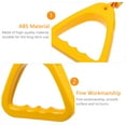 thumbnail image 4 of Miangastore Car Handle Strap Rings Chic Shaped Eco-Friendly Abs Public Transportation Use 2Pcs 9.5In, 4 of 8