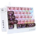 thumbnail image 1 of Teclado RGB para juegos con una sola mano A.JAZZ AK029 con cable negro y rosa, 1 of 9