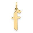 thumbnail image 1 of Diamond2Deal 14K Pendentif Initiale Lettre F en Or Jaune pour Femmes, 1 of 3