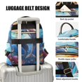 thumbnail image 4 of Dolphins Coral Travel Laptop Backpack Casual Daypack Lightweight Bookbag Compartment for Business, 4 of 7