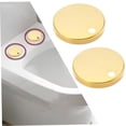 thumbnail image 6 of ADDHAT Toilet Seat Hinge Covers Stainless Steel Golden Decorative for Bathroom Use, 6 of 7
