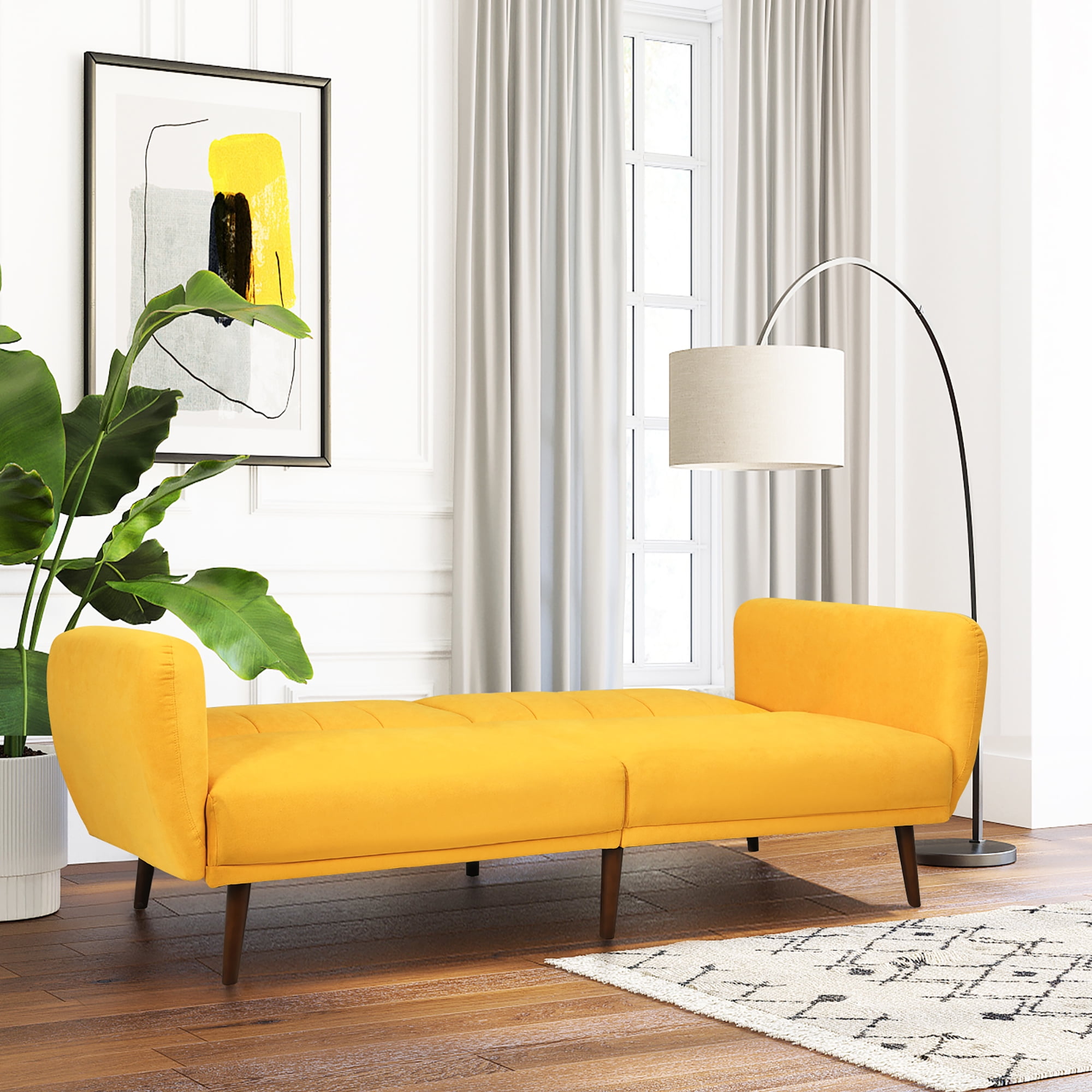 Yellow Sofa Bed Matttroy