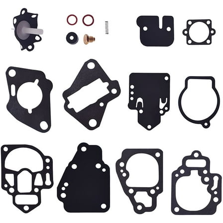 Carburetor Rebuild Kit Replacement for Mercury Mariner 6, 8, 9.9, 10, 15, 20 & 25 HP models