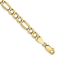 thumbnail image 1 of 10k Yellow Gold 5.35mm Figaro Chain Bracelet, 1 of 7