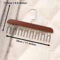 thumbnail image 4 of EKEFE 2 Pcs Tie Rack Bra Hanger Belt Hanger (Dark Brown), 4 of 4