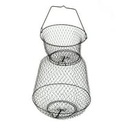 Ozark Trail 13 in Collapsible Fish Basket, Lightweight Wire Fish Keeper with Spring Loaded Trap Doors for Freshwater and Saltwater Use