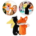 thumbnail image 2 of 2 marionetas de mano para juegos de rol y narración de cuentos. Juguete educativo para niños. Figuras de animales., 2 of 8