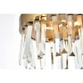 thumbnail image 4 of Serephina 12 inch crystal round pendant light in satin gold, 4 of 5