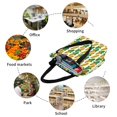 thumbnail image 6 of Cauagu Corn 8 Print Canvas Aesthetic Tote Bag for Women Beach Bag Shopping Bags Shoulder Bag Reusable Grocery Bags, 6 of 7