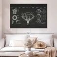 thumbnail image 2 of Elephant Stock Basketball Patents Wall Art - Horizontal Canvas Wall Art - Living Room Wall Decor - Sports Canvas - Gray And Black Decor - 51" x 34", 2 of 8