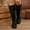 Black, variant on Tawop Boots Women Fashionable Casual Versatile Style Multi-Color Buckle Boots Fall and Winter Trendy Heel Textured Long Boots 38