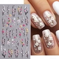 thumbnail image 6 of 5D Embossed Nail Art Stickers, 3D Floral Self-Adhesive Nail Decals, DIY Spring Nail Decoration for Women, 6 of 7