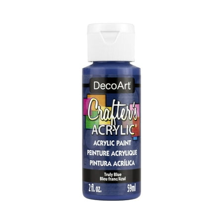 UPC: 0766218005823 | DecoArt Crafter s Acrylic Paint  2 oz.  Truly Blue