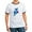 Black/White, variant on - Power Rangers Blue Ranger Pun Men's Ringer T Shirt - 100% Cotton Ringed T-Shirt
