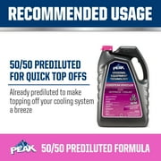 PEAK Original Equipment Technology European Vehicles Pink, 50/50 Prediluted Antifreeze & Coolant, 1 gal