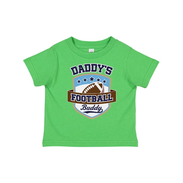 INKtastic Daddy Football Buddy Outfit Toddler TShirt