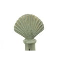 thumbnail image 2 of Rustic Seaworn Bronze Cast Iron Seashell Extra Toilet Paper Stand 16 in, 2 of 2