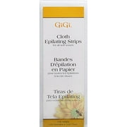 GiGi Small Cloth Epilating Strips for Face and Bikini Hair Waxing/Hair Removal, 100 Pieces