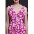 thumbnail image 5 of Bimba Floral Women Summer Printed V Neck Long MaxiÂ&nbsp;DressÂ&nbsp;Holiday Resort Wear-X-Small, 5 of 5