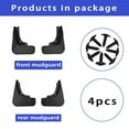 thumbnail image 6 of Mudflaps Accessories For Kia Sportage 2023, Front And Rear Dedicated Mudguard, 4PCS No Drilling Mud Flaps-black, 6 of 6