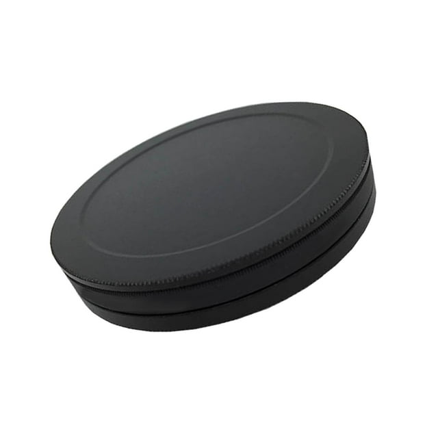 mmirethe 2x Metal Round Screw in Lens Filter Stack 67mm Caps Case Protector Metal Black 55mm
