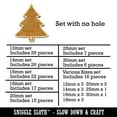 thumbnail image 2 of Pine Tree Cartoon Wood Mini Charms Shapes DIY Craft Jewelry - No Hole - 30mm (6pcs), 2 of 7