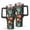 Pioneer Flower Floral-1, variant on 40oz Pioneer Flower Floral Print Pattern Insulated Tumbler with Handle, BPA-Free Leak Proof Lid and Straws, Double Wall Vacuum, Hot 12h/Cold 34h