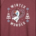 thumbnail image 3 of Frozen 2 - Winter Wonder - Women's Lightweight French Terry Long Sleeve Shirt, 3 of 5