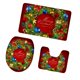 thumbnail image 1 of Set De Alfombras De Baño 3pcs - Absorbente Antideslizante Bathrug, De Felpa Aseo Alfombras De Baño Alfombra - Perfecto Para Decoración De Baoblaze Juego de alfombras de baño Nopslip, 1 of 6