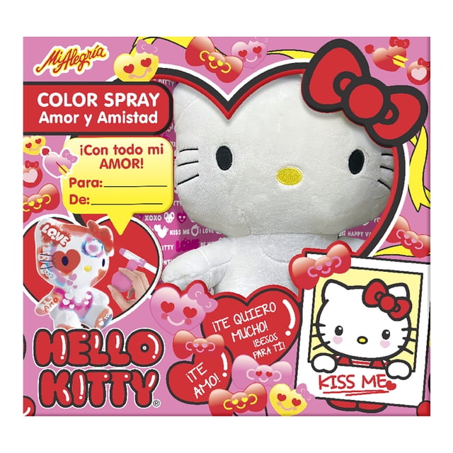 Peluche Hello Kitty Color Spray San Valentín