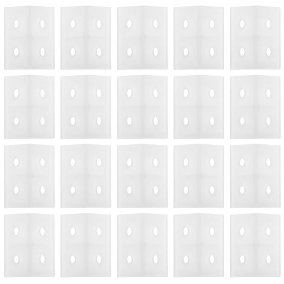 GOOHOCHY 20Ud Escuadras Plásticas Para Gabinete Con Soporte De Para Estante Y Resistente