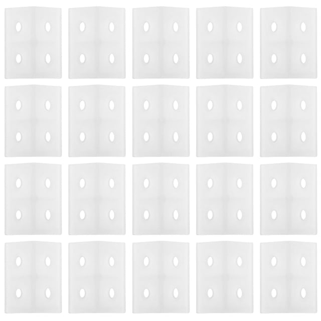 GOOHOCHY 20Ud Escuadras Plásticas Para Gabinete Con Soporte De Para Estante Y Resistente