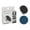 Silver, variant on Mini Phone Holder - Strong Adhesive, 360° Rotating, for Car/Wall/Desk, Aluminum Alloy, Easy Install, 3.3x0.8cm - Hands-Free Viewing
