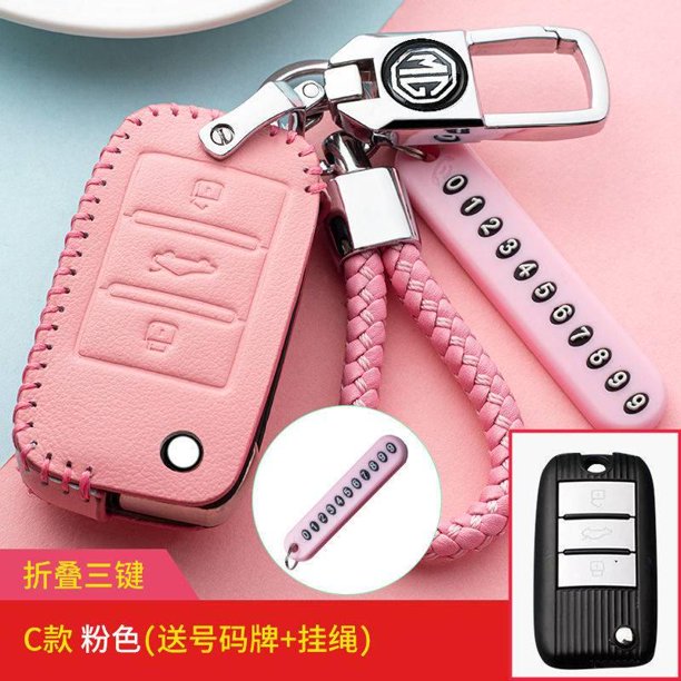 Mg Key case 3a Generación GT HS GS MG5 ZS MG6 Coche Llavero Titular De La Llave Remoto Cubierta De Protección huangjie unisex