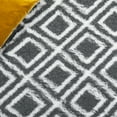 thumbnail image 6 of SAFAVIEH Rainbow Taegan Geometric Shag Area Rug, Charcoal/White, 8' x 10', 6 of 7