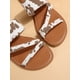 thumbnail image 4 of Women's Fashionable Flat Cow Print Slippers, 4 of 5